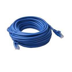 8Ware Cat 6A Utp Ethernet Cable, Snagless  - Blue 15M