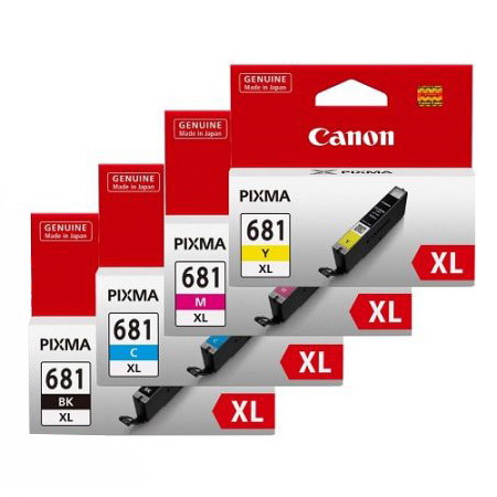 Canon Cli681xl Value Pack (1 X Cli681xl BK/C/M/Y)