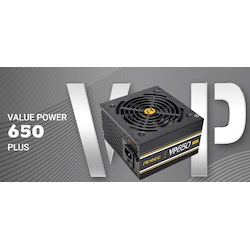 Antec VP650P Plus 500W Psu. 80+ @ 85% Efficiency, Continuous Power, 120MM Silent Fan. 3 Years Warranty