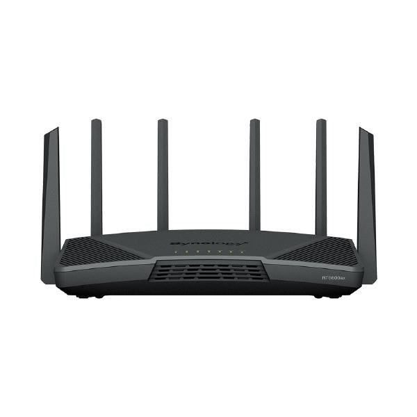 Synology RT6600ax Tri-Band Wi-Fi 6 Router - Quad-Core 1.8 GHz, 1 GB DDR3, Synology SSL VPN