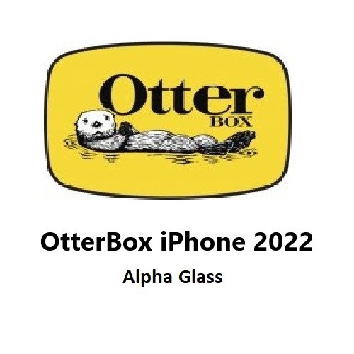 OtterBox Apple iPhone 2022 Large Pro Alpha Glass Antimicrobial Screen Protector - Clear (77-89307), Edge-to-Edge Protection, Flawless Clarity