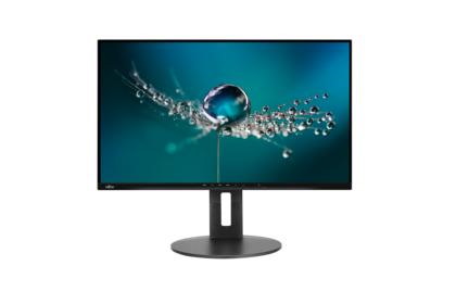 Fujitsu B24-9 TS 27" Wled Ips, FHD(16:9), Vga+Dp+Hdmi,Tilt/Swiv/H-Adj, Black, W/ Cord, 3YR