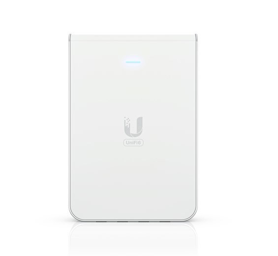 Ubiquiti U6-Iw UniFi Wall-Mounted WiFi 6 Access Point Built-In PoE Switch