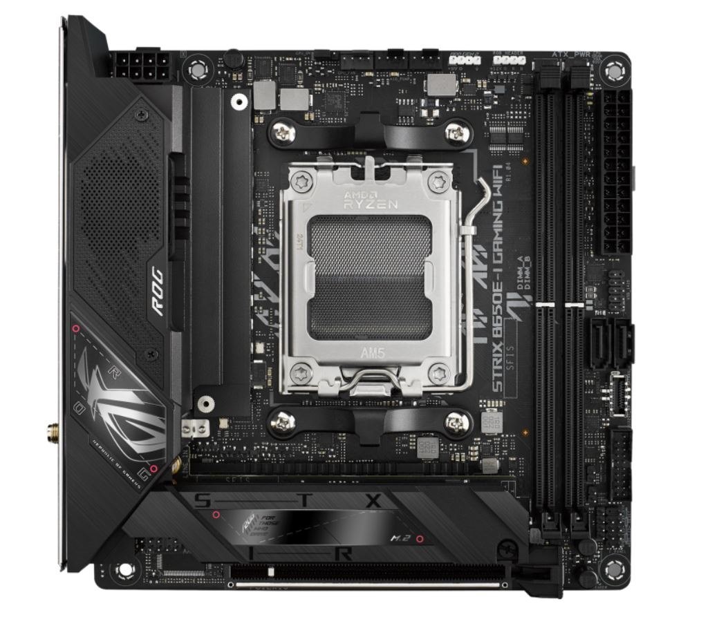 Asus ROG Strix B650E-I GAMING WIFI Gaming Desktop Motherboard - AMD B650 Chipset - Socket AM5 - Mini ITX