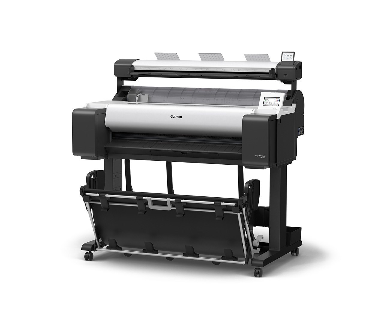 Canon Ipftm-350 36 Large Format Printer W/ Stand Scanner & LFP Roll