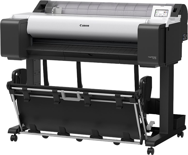 Canon Ipftm-350 36 Large Format Printer W/ Stand & LFP Roll