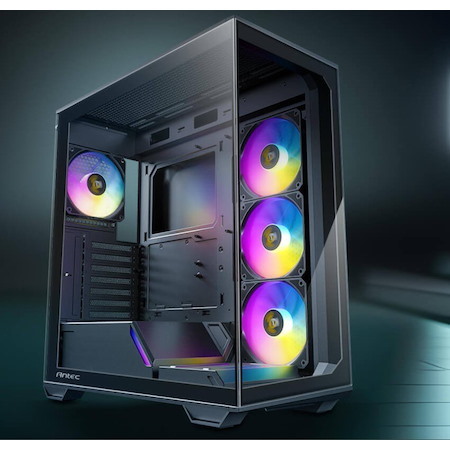 Antec C3 Argb Black Atx, 270 Degrees Full View, 4X Argb PWM Fans With Control, 36CM Top, 24CM Front. Cable Management, Gpu 41.5 CM. Ultra Gaming Case