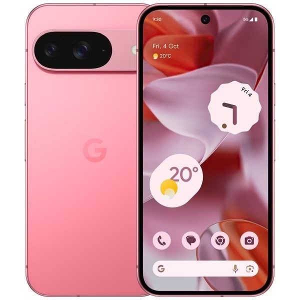 Google Pixel 9 5G 256GB - Peony (Ga09339-Ca),*Au Stock*,6.3' , Oled, 120Hz, 12GB/256GB, 50MP/10.5MP, Dual Sim + Esim, 4700mAH, 2 Years Warranty