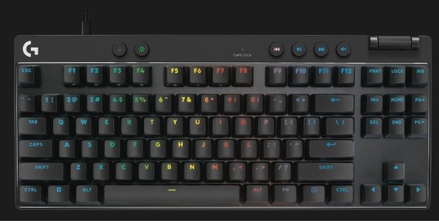 Logitech G Pro X TKL Rapid KB Analog Black Internet Access For Logitech G Hub Software