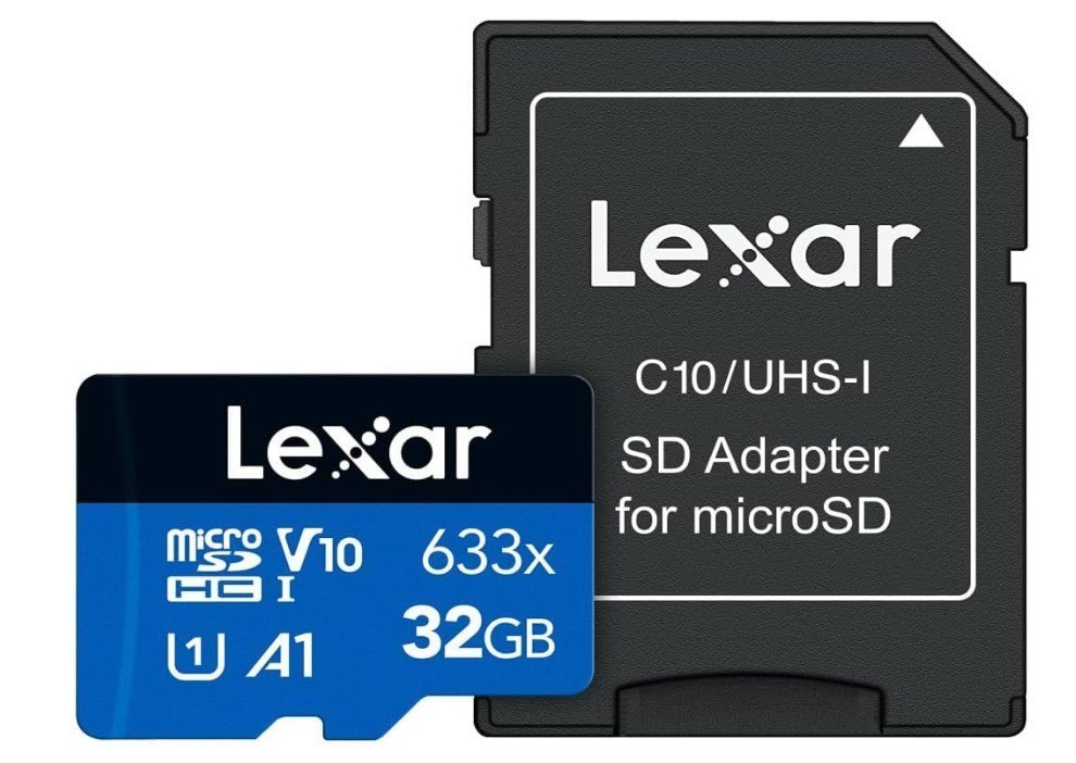 Lexar High-Performance 633X 32GB microSDHC™/ microSDXC™ Uhs-I Card Blue Series Without Adaptor Including 1080P Full-HD, 3D, And 4K Uhd Video1. These C