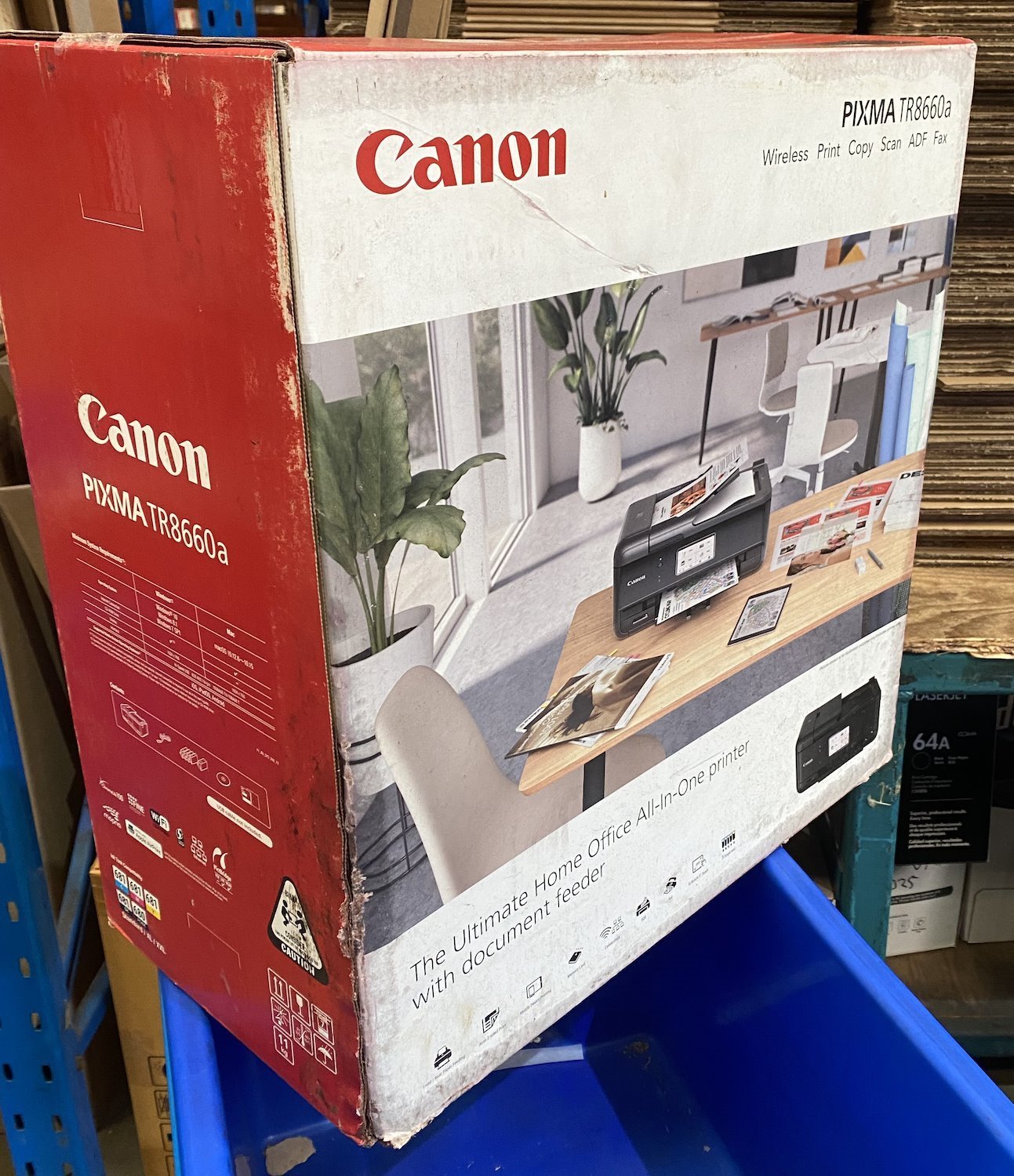 Canon Pixma Tr8660a Print Copy Scan Fax Premium All In One Inkjet MFP With Adf - Box Damaged