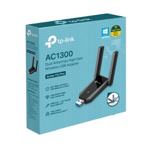 TP-Link Archer T5u Plus Ac1300 Dual Antennas High Gain Wireless Usb Adapter