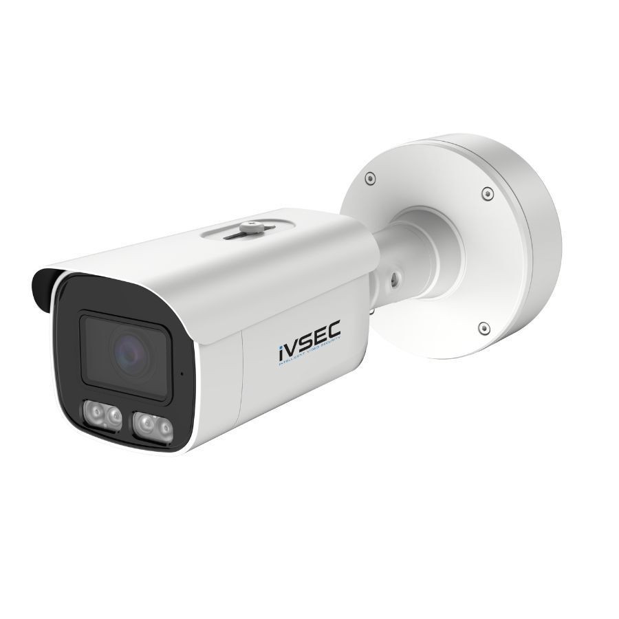 Ivsec Bullet Ip Camera 8MP 8MM-32MM Motorised Lens 30FPS Poe Ip67 100M Ir Ivs LPR
