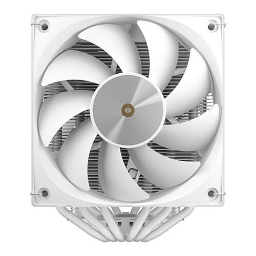 Antec F620 Digital Pro - White, Dual Tower Cpu Cooler, Dual 120MM PWM Fans, Digital Temp Display, 6 Copper Heat Pipes, 255W TDP, 1-Yr WTY