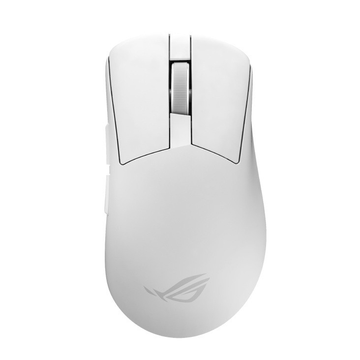 Asus Rog Gladius Iv Ace Gaming Mouse - White, 65K Dpi, 8K HZ, 56G, Optical Switches, 2.4GHz/Bluetooth 6.0, Usb-C