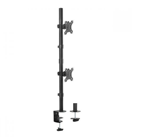Mbeat® Activiva Dual-Screen Articulating Vertical Monitor Arm Is Designed For Ultimate Workspace Efficiency And Ergonomic Comfort