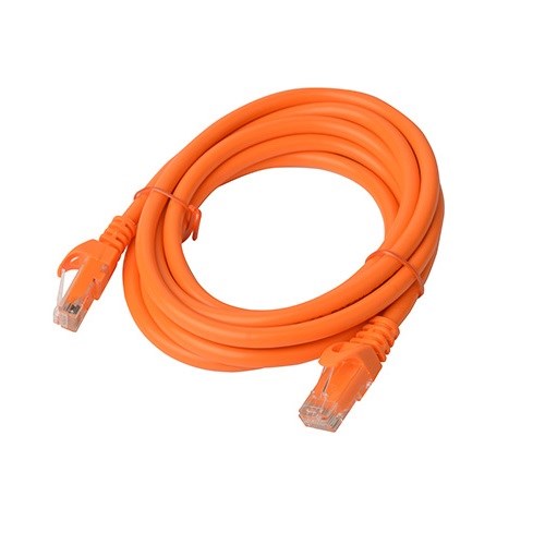 8Ware 8WR Cab Nw-Cat6a-2M-Orange