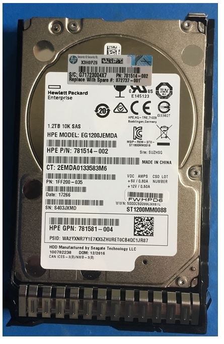 HPE 1.20 TB Hard Drive - 2.5" Internal - SAS (12Gb/s SAS)