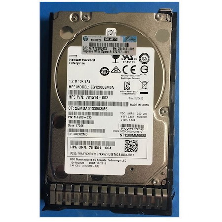 HPE 1.20 TB Hard Drive - 2.5" Internal - SAS (12Gb/s SAS)