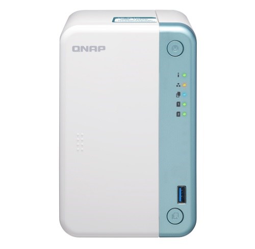 Qnap TS-251D-4G Nas, 2Bay (No Disk), Cel-J4005, 4GB, Usb, GbE(1), PCIe(1), TWR, 2YR