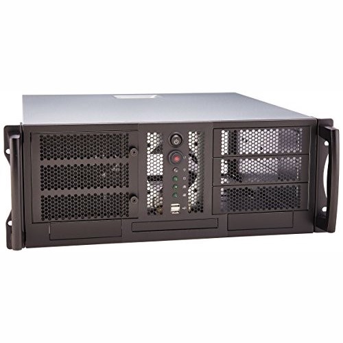 Chenbro RM42300 Black 4U 19 Rackmount Chassis For Ceb/Atx Board, 3x5.25",1x3.5Ext & 4x3.5"Int Bays"