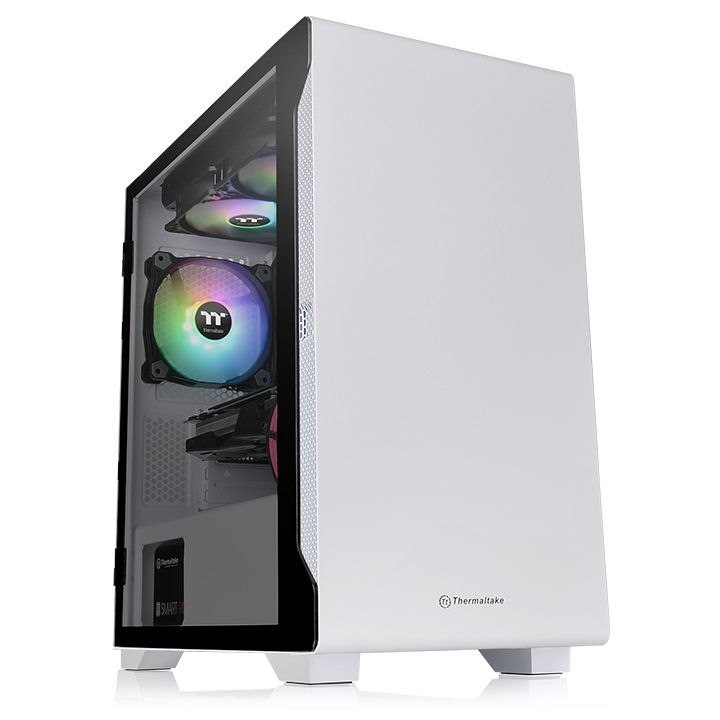 ThermalTake THM Cas S100-Tempered-Glass-Snow