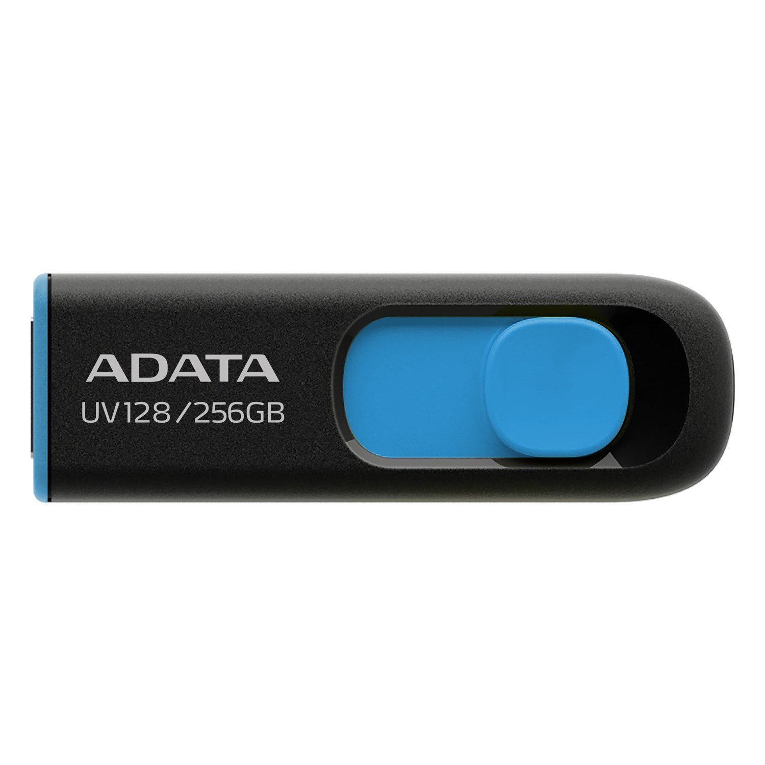 Adata 256GB Uv128 Black/Blue Flash Drive Usb3.1 - Auv128-256G-Rbe