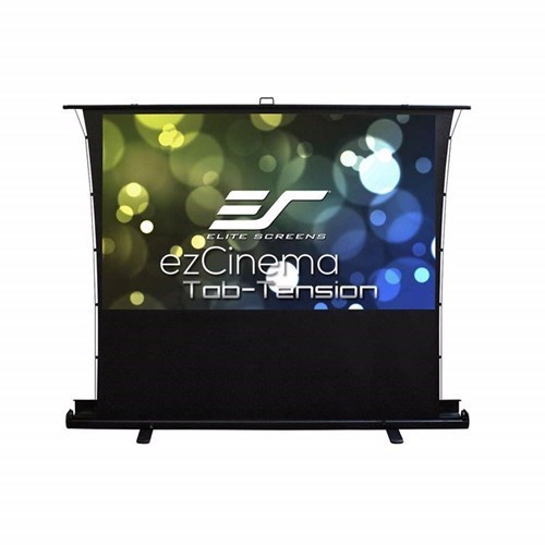 Elite Screens 74 Portable 169 Pull-Up Projector Screen Tab Tension Compatibile With Ust