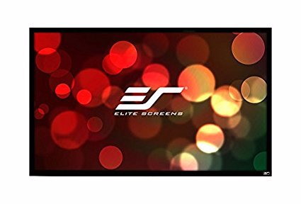 Elite Screens 135 Fixed Frame 169 Screen 1080P / FHD Weave Acoustically Transparent - Ezframe