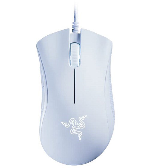 Razer DeathAdder Essential White Edition-Ergonomic Wired Gaming Mouse-FRML Packaging