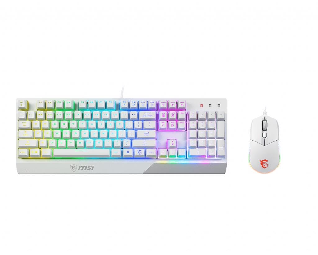 Msi Vigor GK30 Combo White Gaming Keyboard &Amp; Mouse