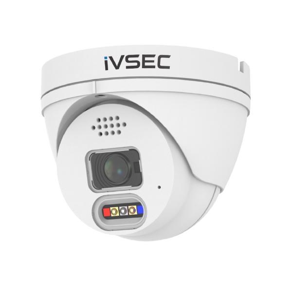 Ivsec Turret Ip Cam 8MP 25FPS 2.8MM Lens Full Colour Adv Det Adv Ivs