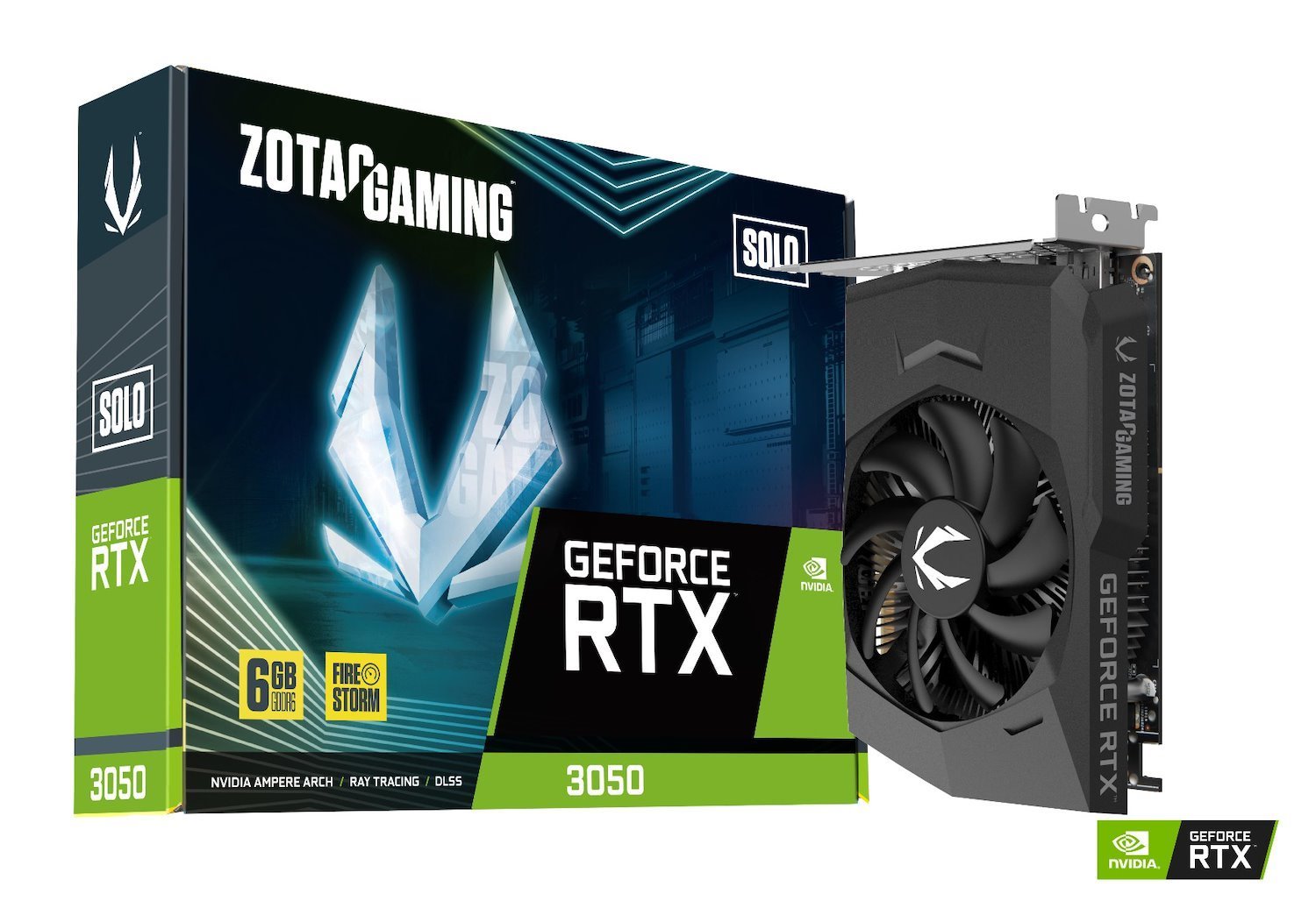 Zotac Geforce RTX 3050 6GB GDDR6 Solo - Zt-A30510g-10L