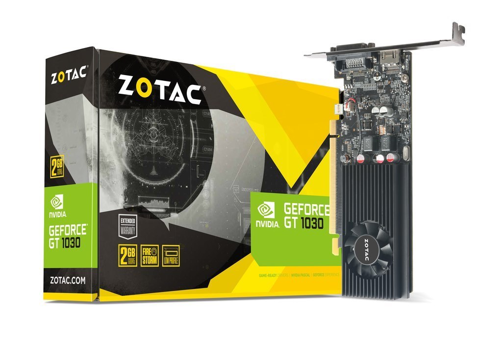 Zotac Geforce GT 1030 2G GDDR5 Hdmi/Dvi Low Profile - Zt-P10300a-10L