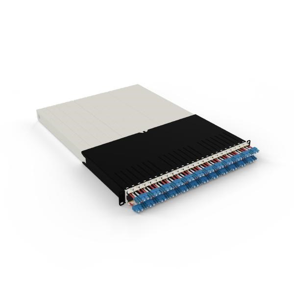 Patchbox.One 30Ru Os2 LC-SC Fiber Optic Cable Management System, Includes 24X 30Ru Os2 LC-SC Casettes, 3X Patchcatch Pairs &Amp; 1X Mounting Rail Pair