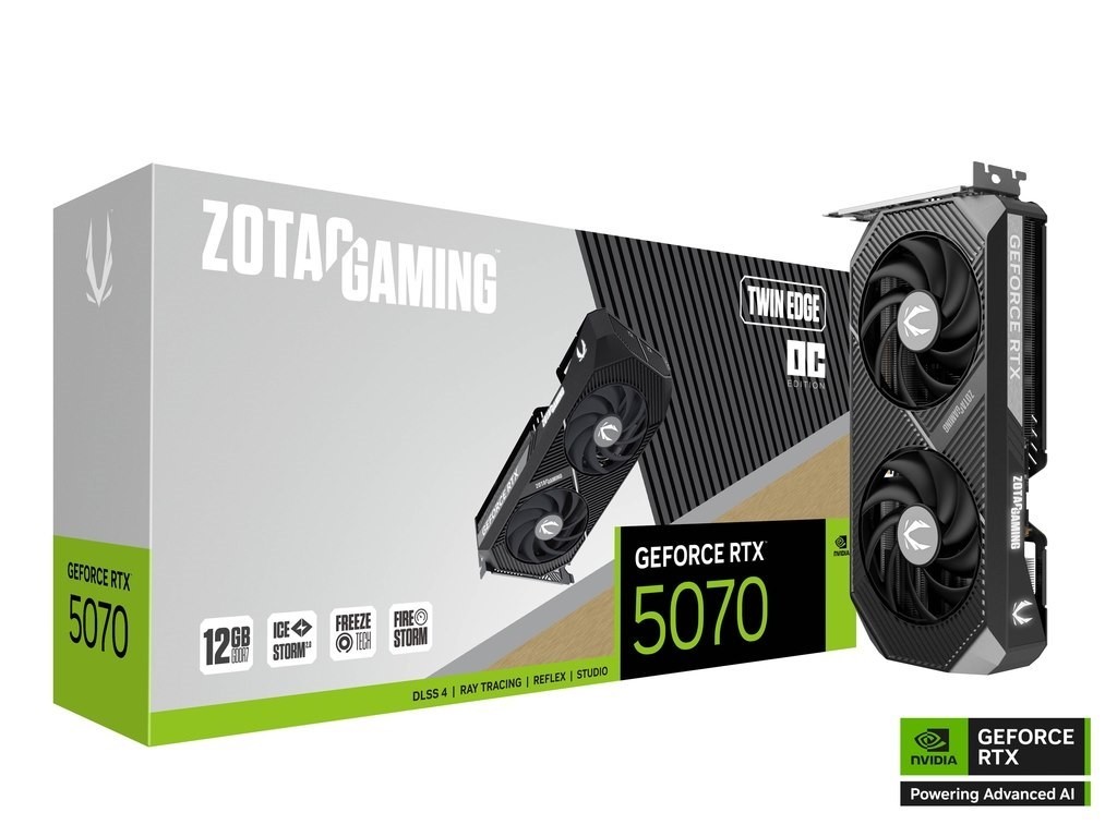 Zotac 12GB Zotac RTX 5070 Twin Edge Oc Gpu
