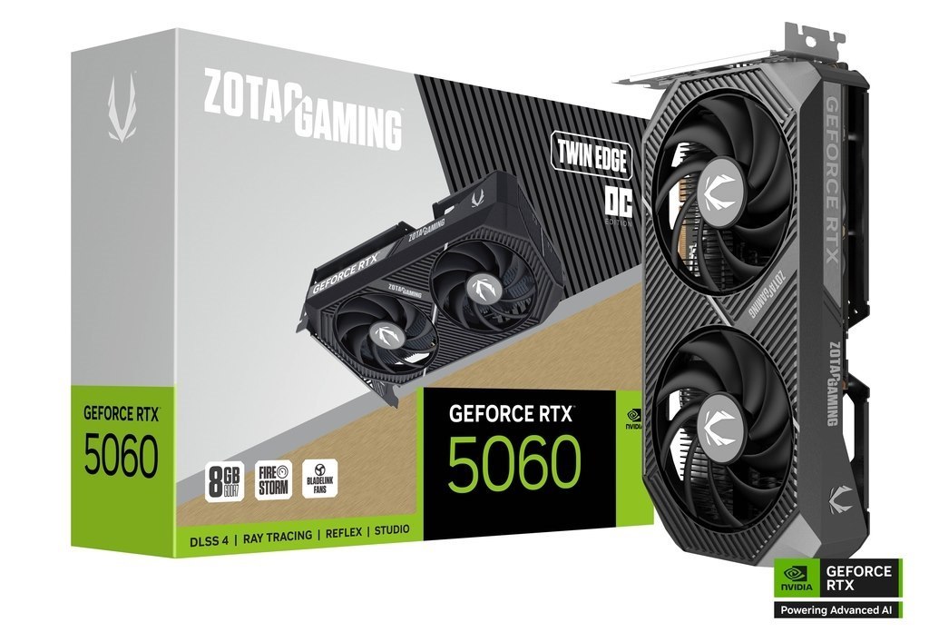 Zotac 8GB Zotac RTX 5060 Twin Edge Oc Gpu