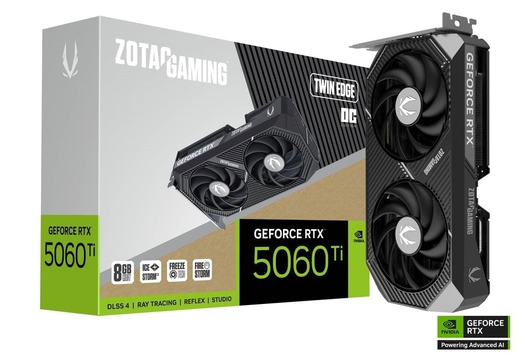 Zotac 8GB Zotac RTX 5060Ti Twin Edge Oc Gpu