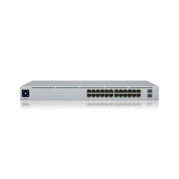 Ubiquiti USW-Pro-24-POE Gen2 UniFi 24 Port Gigabit Switch With 802.3BT PoE, Layer3 Features And SFP+