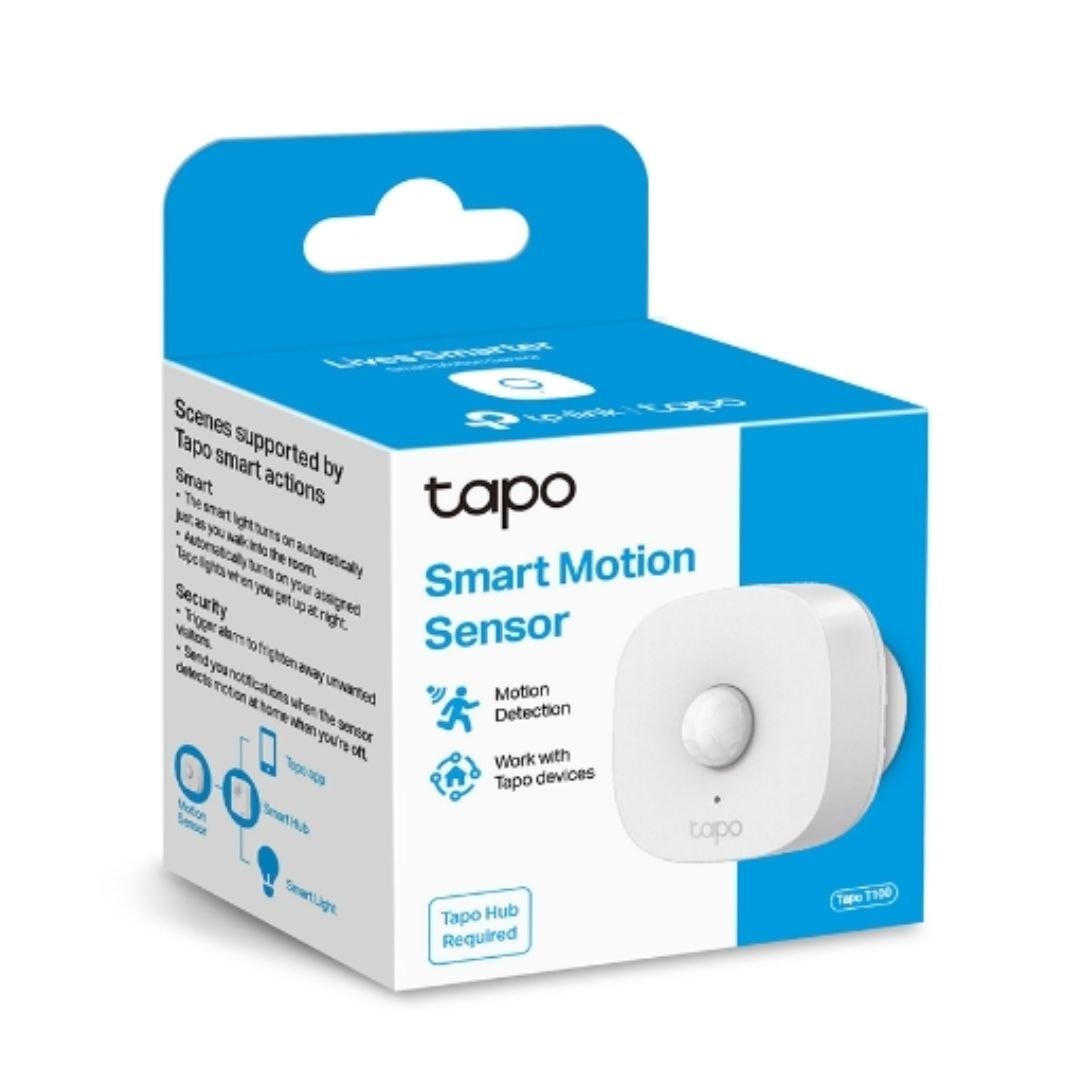 TP-LinkSmart Motion Sensor
SPEC: 922 MHz, Battery powered(1*CR2450), 120° / 5M Detection range
Feature: Tapo Smart App, Tapo IoT Hub Required, Smart Action, Mot