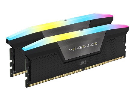 Corsair Vengeance RGB CMH32GX5M2E6000C36 RAM Module for Desktop PC - 32 GB (2 x 16GB) - DDR5-6000/PC5-48000 DDR5 SDRAM - 6000 MHz - CL36 - 1.40 V