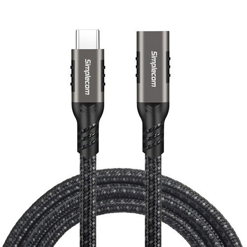 Simplecom SMP Cab Usb-C-M-F-Extn-Cable-1M