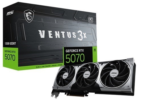 Msi Vga Geforce-Rtx-5070-12G-Ventus-3X-Oc