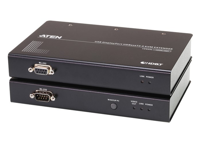 Aten 4K DisplayPort HDBaseT 2.0 KVM Extender With RS232, Ethernet Extension, Long Reach Mode Extends Up To 1920 X 1080 @ 150M, Can Mix Ce920 T/R With