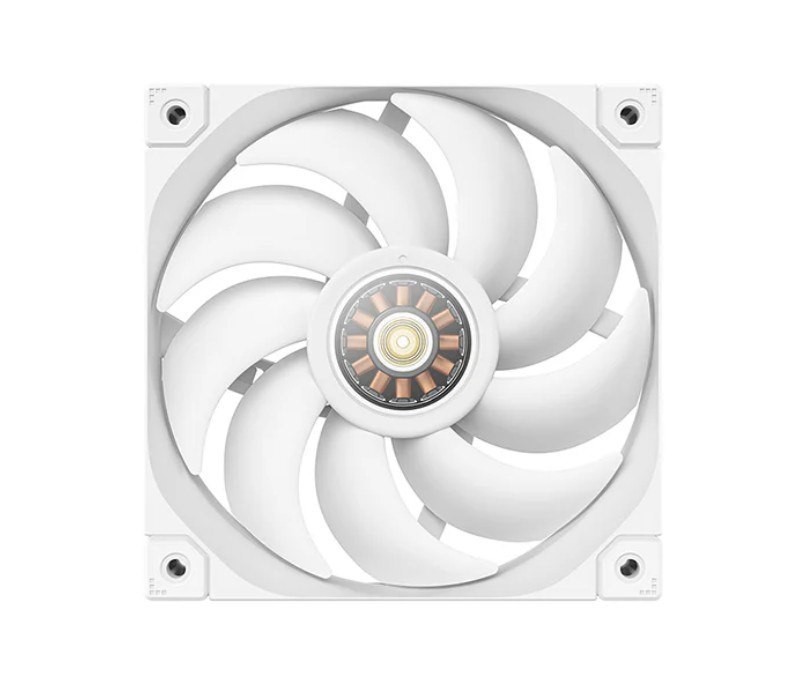 DeepCool FL12 White 120MM Unique Argb Fans, Low Noise, 4-Pin PWM, Fluid Dynamic Bearing, Addressable RGB Led