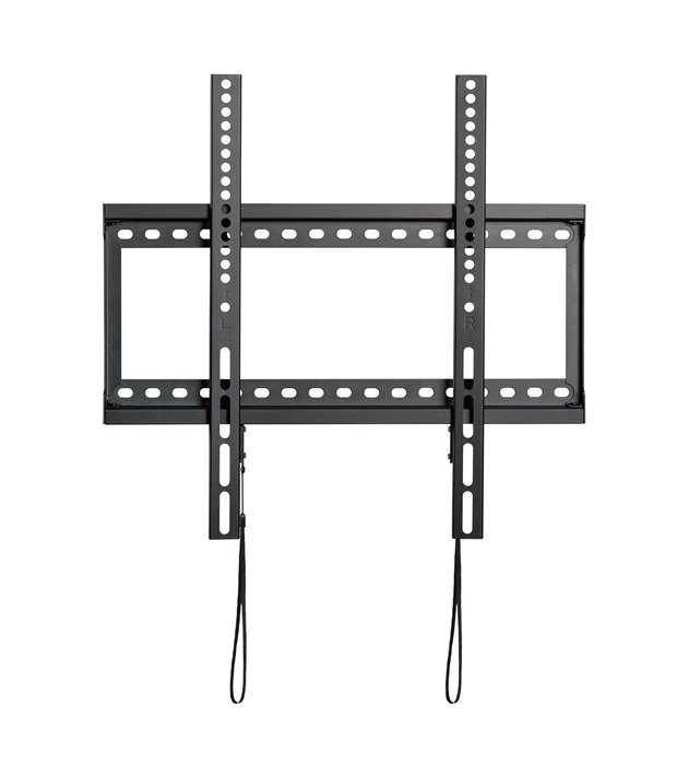 Brateck Fixed TV Wall Mount For 32'-70' Up To 75KG, Vesa Compatible: 50X50,75X75,100X100,100X150,100X200,200X200,300X200,200X400 Fine Texture Black