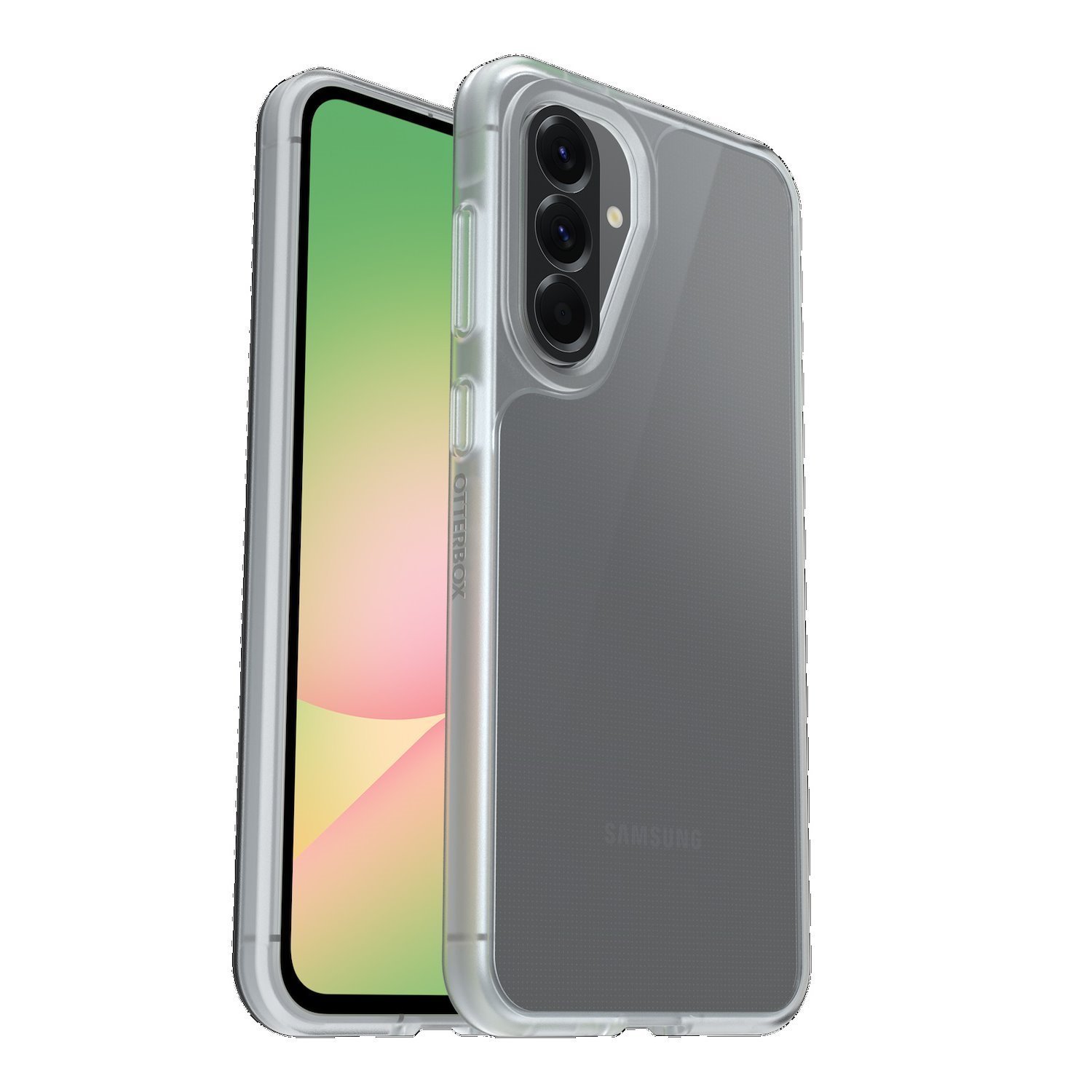 OtterBox React Samsung Galaxy A56 5G (6.7') Case Clear - (77-97796), Antimicrobial, Drop+ Military Standard, Raised Edges, Hard Case, 7 Years Warranty