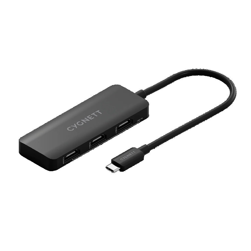 Cygnett Unite 3-In-1 Usb-C To Triple Hdmi Hub- Black(CY5392CYHUB),2x4k(60HZ),3x4k(30Hz),Supports MST Mode,ABS Outershell, 15CM Cable,2 Year Warranty