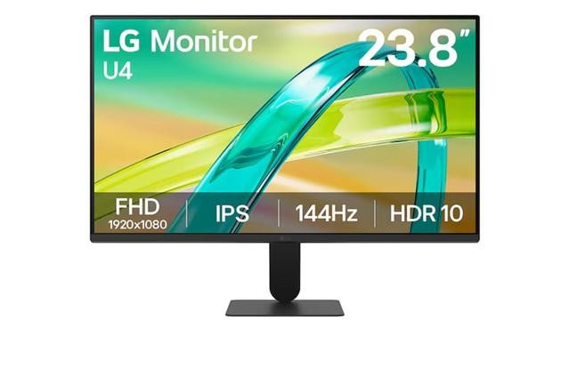 LG 24' Ips Full HD 144Hz Monitor, 1920X1080, 1MS MBR, HDR10, Amd FreeSync, SRGB 99%, Hdmi, Vga, 100X100 Vesa