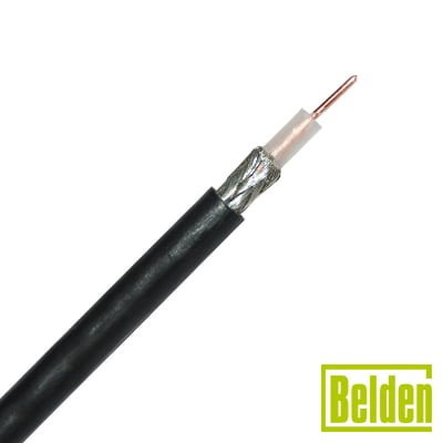 Belden Rg58u Cable Copper Braid Shield 95%, Insulation: Polyethylene